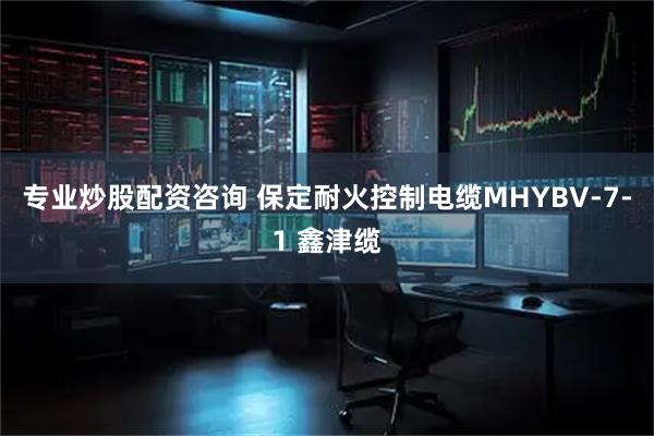 专业炒股配资咨询 保定耐火控制电缆MHYBV-7-1 鑫津缆
